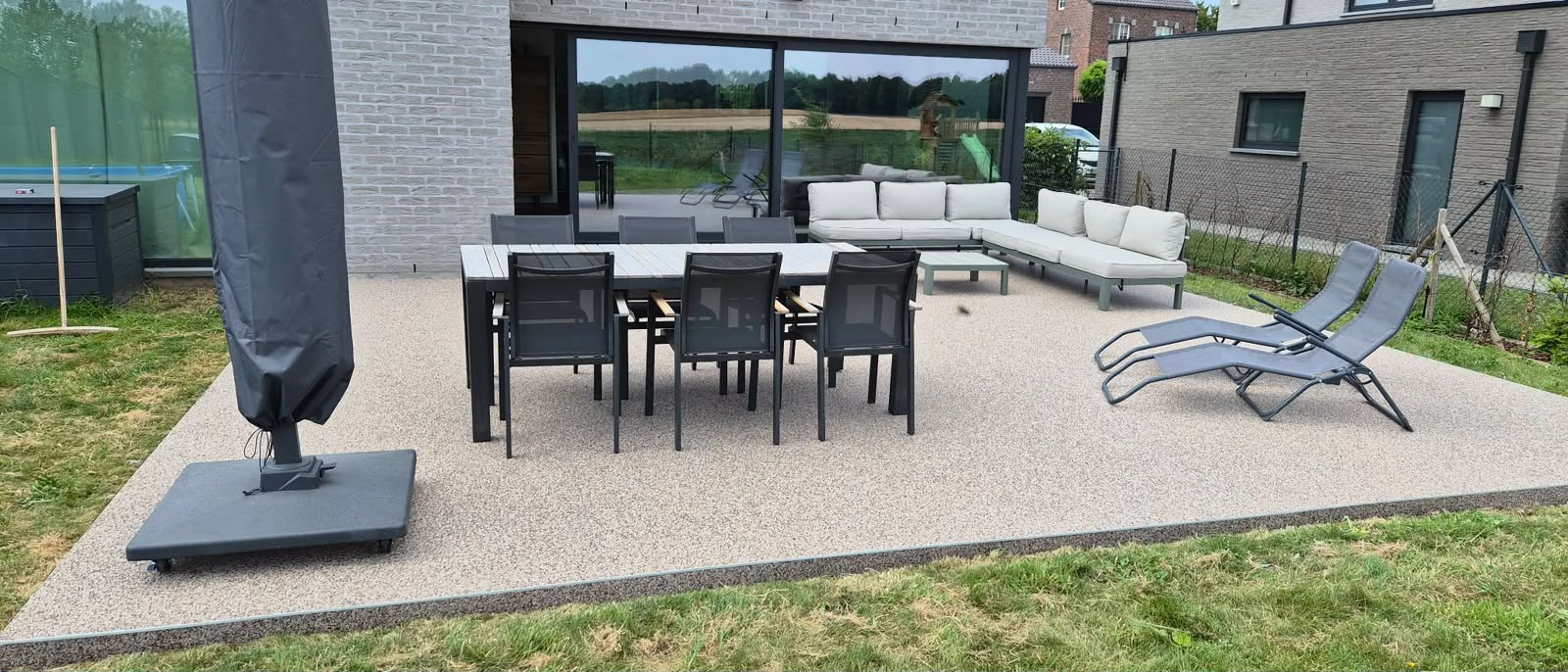 Tapis de pierre extérieur 1