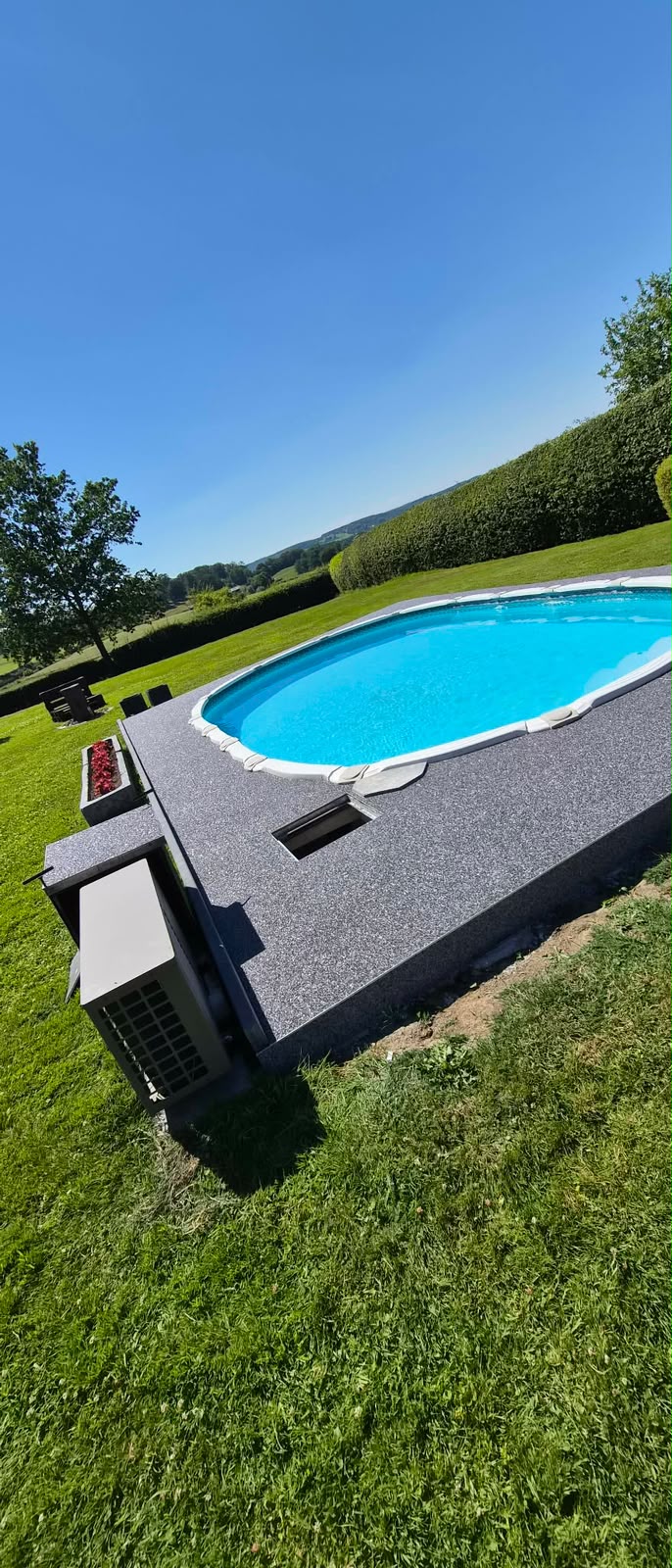 Tapis de pierre piscine 1