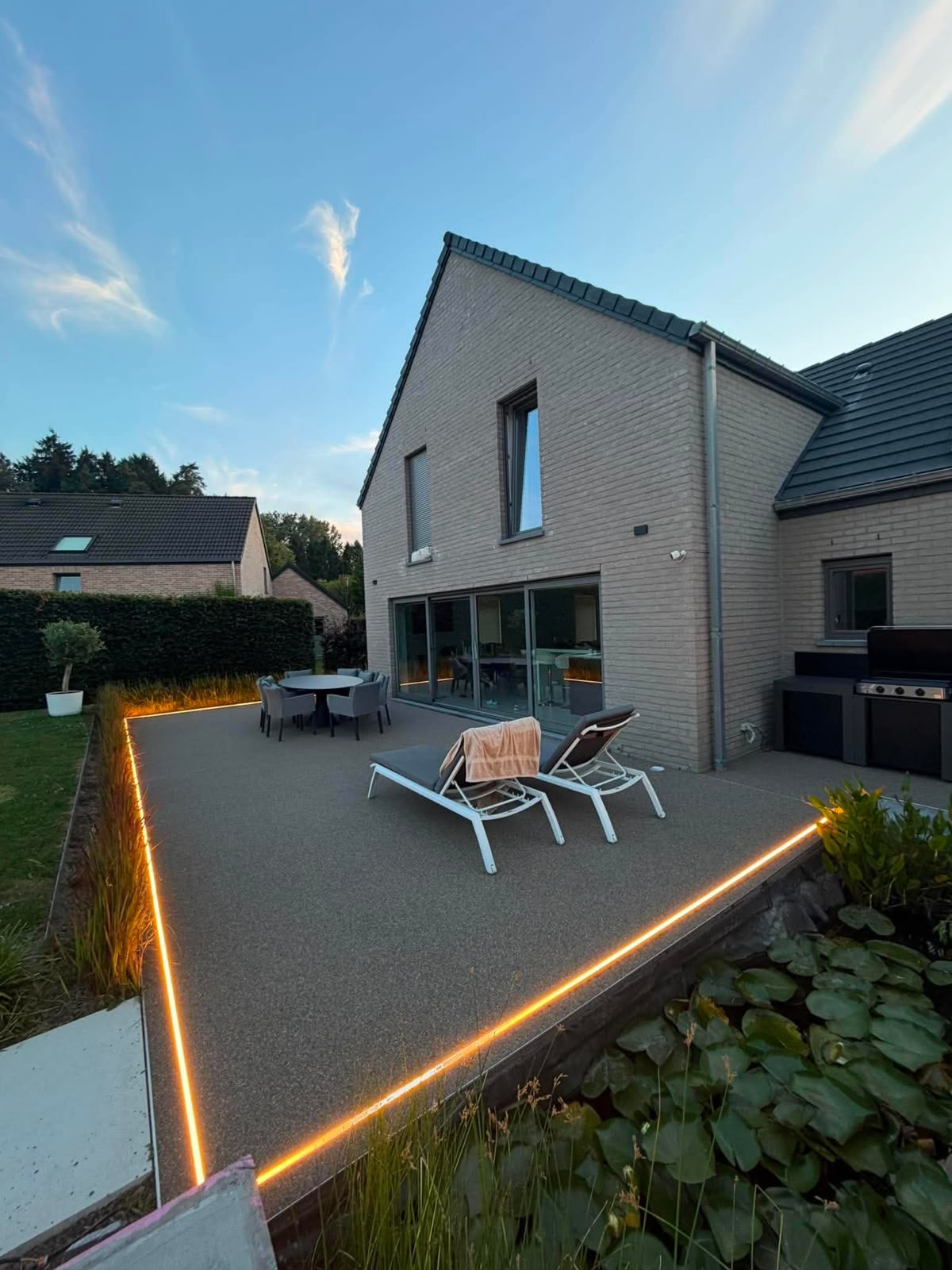 Tapis de pierre LED 5